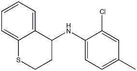 N-(2-chloro-4-methylphenyl)-3,4-dihydro-2H-1-benzothiopyran-4-amine Structure