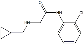 N-(2-chlorophenyl)-2-[(cyclopropylmethyl)amino]acetamide 구조식 이미지