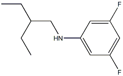 N-(2-ethylbutyl)-3,5-difluoroaniline 구조식 이미지