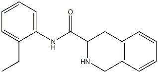 N-(2-ethylphenyl)-1,2,3,4-tetrahydroisoquinoline-3-carboxamide 구조식 이미지