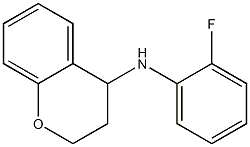 N-(2-fluorophenyl)-3,4-dihydro-2H-1-benzopyran-4-amine Structure