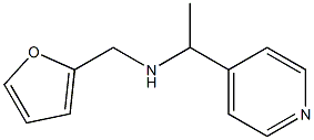 N-(2-furylmethyl)-N-(1-pyridin-4-ylethyl)amine 구조식 이미지