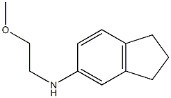 N-(2-methoxyethyl)-2,3-dihydro-1H-inden-5-amine Structure