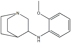 N-(2-methoxyphenyl)-1-azabicyclo[2.2.2]octan-3-amine 구조식 이미지