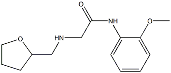 N-(2-methoxyphenyl)-2-[(oxolan-2-ylmethyl)amino]acetamide 구조식 이미지
