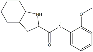 N-(2-methoxyphenyl)octahydro-1H-indole-2-carboxamide Structure