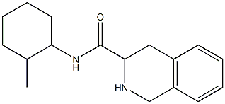 N-(2-methylcyclohexyl)-1,2,3,4-tetrahydroisoquinoline-3-carboxamide 구조식 이미지