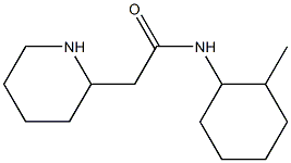 N-(2-methylcyclohexyl)-2-(piperidin-2-yl)acetamide Structure