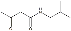 N-(2-methylpropyl)-3-oxobutanamide Structure