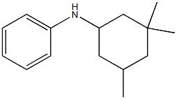 N-(3,3,5-trimethylcyclohexyl)aniline 구조식 이미지