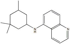 N-(3,3,5-trimethylcyclohexyl)quinolin-5-amine Structure