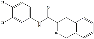 N-(3,4-dichlorophenyl)-1,2,3,4-tetrahydroisoquinoline-3-carboxamide Structure