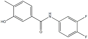 N-(3,4-difluorophenyl)-3-hydroxy-4-methylbenzamide Structure