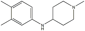 N-(3,4-dimethylphenyl)-1-methylpiperidin-4-amine 구조식 이미지