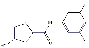 N-(3,5-dichlorophenyl)-4-hydroxypyrrolidine-2-carboxamide Structure