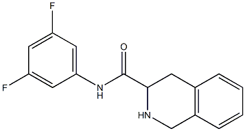 N-(3,5-difluorophenyl)-1,2,3,4-tetrahydroisoquinoline-3-carboxamide Structure