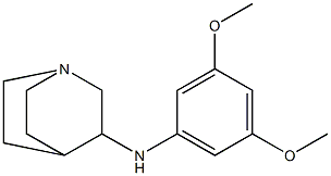 N-(3,5-dimethoxyphenyl)-1-azabicyclo[2.2.2]octan-3-amine Structure