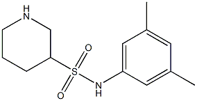 N-(3,5-dimethylphenyl)piperidine-3-sulfonamide 구조식 이미지