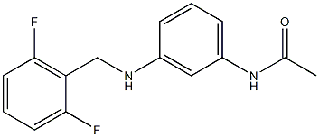 N-(3-{[(2,6-difluorophenyl)methyl]amino}phenyl)acetamide Structure