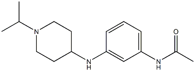 N-(3-{[1-(propan-2-yl)piperidin-4-yl]amino}phenyl)acetamide Structure