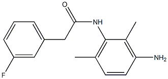 N-(3-amino-2,6-dimethylphenyl)-2-(3-fluorophenyl)acetamide Structure