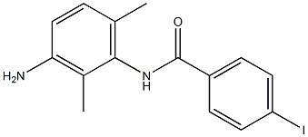 N-(3-amino-2,6-dimethylphenyl)-4-iodobenzamide 구조식 이미지