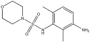 N-(3-amino-2,6-dimethylphenyl)morpholine-4-sulfonamide 구조식 이미지