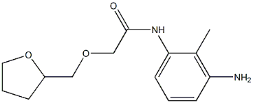 N-(3-amino-2-methylphenyl)-2-(oxolan-2-ylmethoxy)acetamide Structure