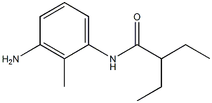 N-(3-amino-2-methylphenyl)-2-ethylbutanamide 구조식 이미지