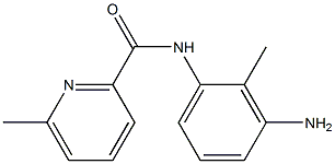 N-(3-amino-2-methylphenyl)-6-methylpyridine-2-carboxamide 구조식 이미지