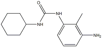 N-(3-amino-2-methylphenyl)-N'-cyclohexylurea Structure