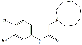 N-(3-amino-4-chlorophenyl)-2-(azocan-1-yl)acetamide 구조식 이미지