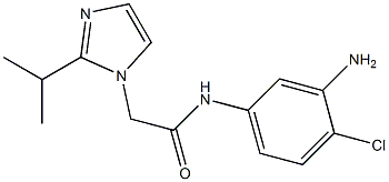 N-(3-amino-4-chlorophenyl)-2-[2-(propan-2-yl)-1H-imidazol-1-yl]acetamide Structure