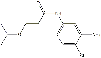 N-(3-amino-4-chlorophenyl)-3-(propan-2-yloxy)propanamide 구조식 이미지