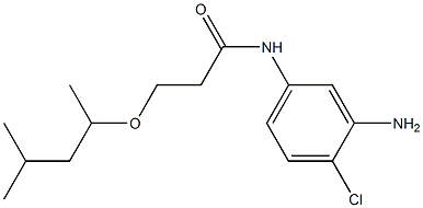 N-(3-amino-4-chlorophenyl)-3-[(4-methylpentan-2-yl)oxy]propanamide 구조식 이미지