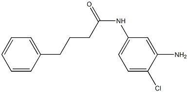 N-(3-amino-4-chlorophenyl)-4-phenylbutanamide Structure