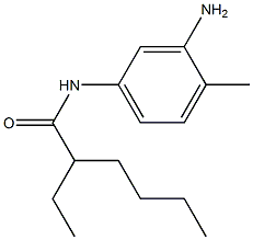N-(3-amino-4-methylphenyl)-2-ethylhexanamide 구조식 이미지