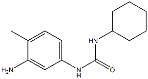 N-(3-amino-4-methylphenyl)-N'-cyclohexylurea 구조식 이미지