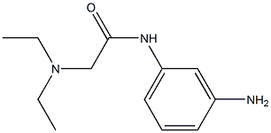 N-(3-aminophenyl)-2-(diethylamino)acetamide 구조식 이미지