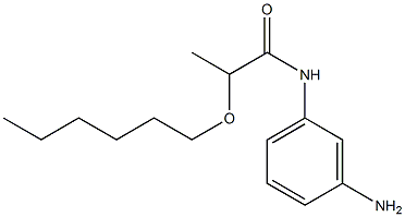 N-(3-aminophenyl)-2-(hexyloxy)propanamide Structure