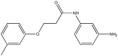 N-(3-aminophenyl)-3-(3-methylphenoxy)propanamide Structure