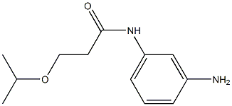 N-(3-aminophenyl)-3-(propan-2-yloxy)propanamide 구조식 이미지