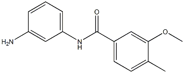 N-(3-aminophenyl)-3-methoxy-4-methylbenzamide 구조식 이미지