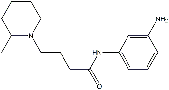 N-(3-aminophenyl)-4-(2-methylpiperidin-1-yl)butanamide 구조식 이미지