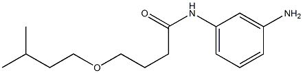 N-(3-aminophenyl)-4-(3-methylbutoxy)butanamide 구조식 이미지