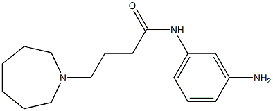N-(3-aminophenyl)-4-azepan-1-ylbutanamide Structure