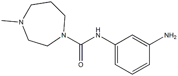 N-(3-aminophenyl)-4-methyl-1,4-diazepane-1-carboxamide Structure