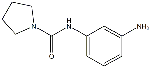 N-(3-aminophenyl)pyrrolidine-1-carboxamide 구조식 이미지