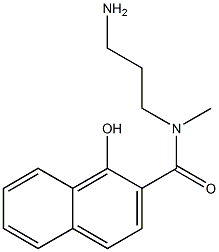 N-(3-aminopropyl)-1-hydroxy-N-methylnaphthalene-2-carboxamide Structure
