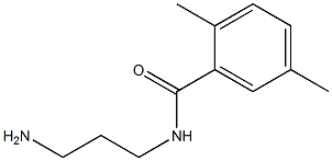 N-(3-aminopropyl)-2,5-dimethylbenzamide Structure